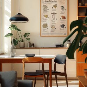 Interaktives Pilzplakat zum Pilze lernen, Pilze sammeln, Pilze erkennen, Pilze für Einsteiger