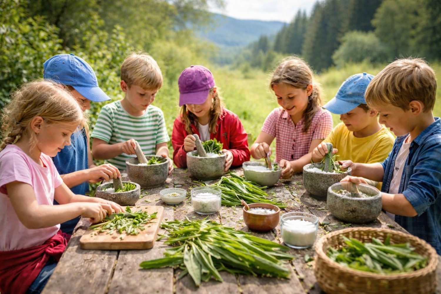 Kinderferienprogramm Wildkräuter Kinderferienprogramm Schwarzwald-Wildkräuter